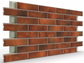 Купить клинкерные термопанели с плиткой Element Klinker Retro Brick Chili